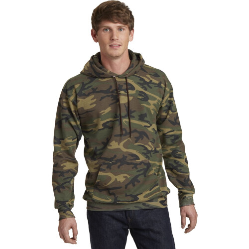 Port & Company Core Fleece Camo Pull Sweat  capuche PC78HC 1
