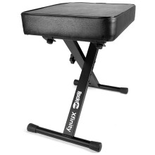 RJKBB100 Premium Adjustable Padded Keyboard Bench or Digital Piano Stool with lessons.
