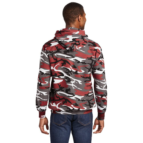 Port & Company Core Fleece Camo Pull Sweat  capuche PC78HC 2