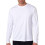 Hanes Cool DRI'Performance Herren Langarm-T-Shirt Wei Medium 1