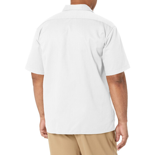 Dickies Dickies Herren-Kurzarm-Arbeitshemd, Wei, Gre L 1