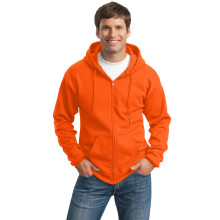 Sudadera con capucha y cremallera completa de forro polar Essential Tall de Port & Company PC90ZHT