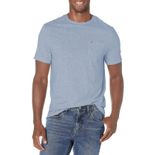Tommy Hilfiger T-shirt Big-Tall Big and Tall pour homme avec poche Bleu Malaga HTRR TL-3XL