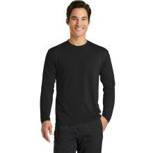 T-shirt in misto performance a maniche lunghe Port & Company PC381LS