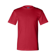 Bayside adulto 6,1 once Maglietta 100% cotone S ROSSO