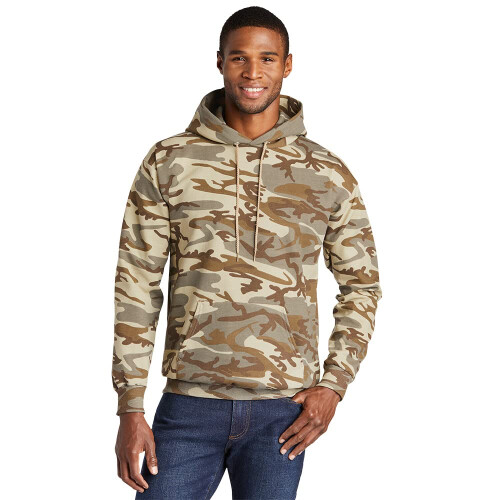 Port & Company Core Fleece Camo Pull Sweat  capuche PC78HC 1