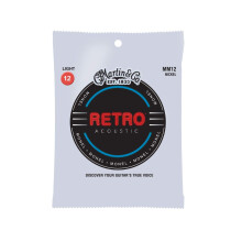 Martin Retro Acoustic MM12 Light-Gauge Gitarrensaiten Monel Nickel