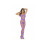 Bodystocking met bandjes - Queensize - Paars 1