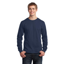 T-shirt in cotone a maniche lunghe Port & Company PC54LS
