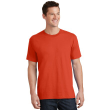 T-shirt in cotone con nucleo alto Port & Company PC54T