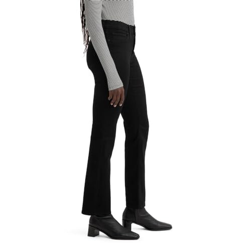 Levi's Levi's Dame 314 Shaping Straight Jeans, bl?d sort 24 1