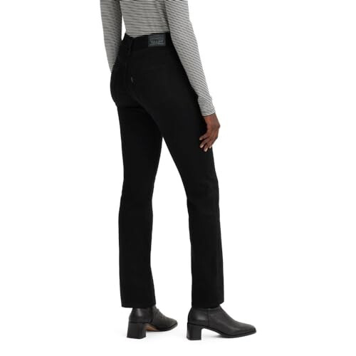 Levi's Levi's Dame 314 Shaping Straight Jeans, bl?d sort 24 2