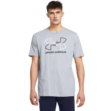 Under Armour Miesten Global Foundation lyhythihainen T-paita (011) Mod Grey Medium Heather / / Musta Suuri Tall