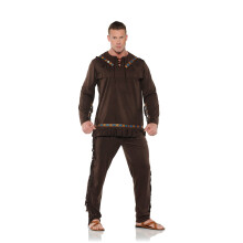 UNDERWRAPS Costume da indiano nativo da uomo - Capo marrone