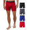 32 grader COOL Herre 4-PACK Active Mesh Quick Dry Performance Boxer Brief Sort/Char/Bl?/Fire Medium 1