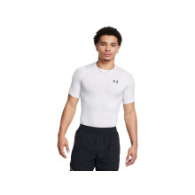 Under Armour Miesten huskypoikien Big & Tall HeatGear Comp lyhythihainen valkoinen/musta