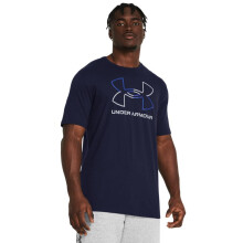 Under Armour Miesten Global Foundation lyhythihainen T-paita (410) Midnight Navy/Royal/Steel XX-Large Tall