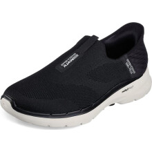 Skechers frfi Gowalk 6 bebjs sportcipo | Alkalmi tornacipo memriahabbal, fekete/fehr 10,5 X-Wide