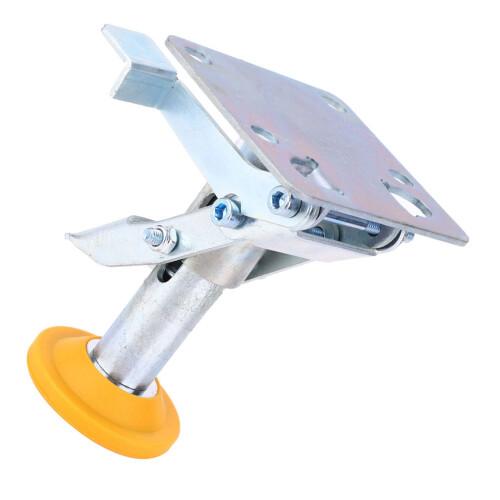 Durable Galvanized Trolley Lock with TPU Pad for 3-inch Caster Wheels