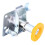 Durable Galvanized Trolley Lock with TPU Pad for 3-inch Caster Wheels 6