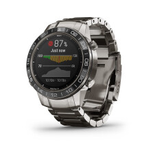 Garmin MARQ Aviator Men's Luxury Tool Watch Designed for Your Passion for Aviation View Flight Paths Weather Reports Start Flight Logging and Mor