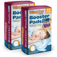 Inspire Dimples Booster Pads Doubleur de couches pour bb avec adhsif Taille unique pour toutes les couches Augmente l'absorption des couch