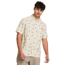 T-shirt a maniche corte Under Armour Dockside da uomo (274) Silt/Sonic Yellow/Hydro Teal Small