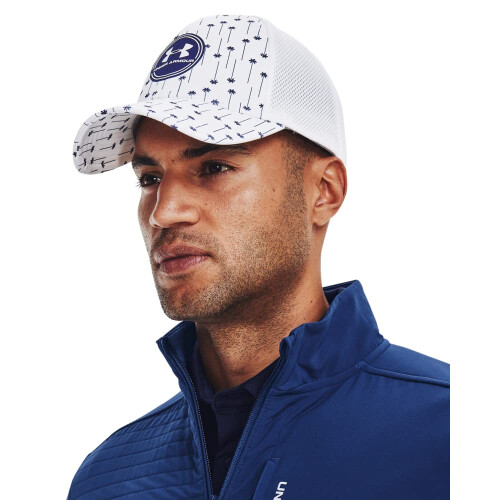 Under Armour Under Armour Herr Iso-chill Driver Mesh (103) Vit / / Ekolod Bl Medium/Large 2