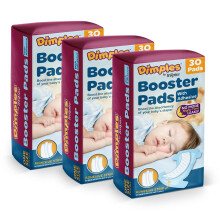 Inspire Dimples Booster Pads Doubleur de couches pour bb avec adhsif Taille unique pour toutes les couches Augmente l'absorption des couch