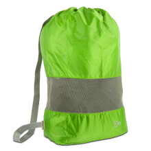Travelon Borsa portabiancheria da viaggio in nylon leggero e rete con coulisse Lime