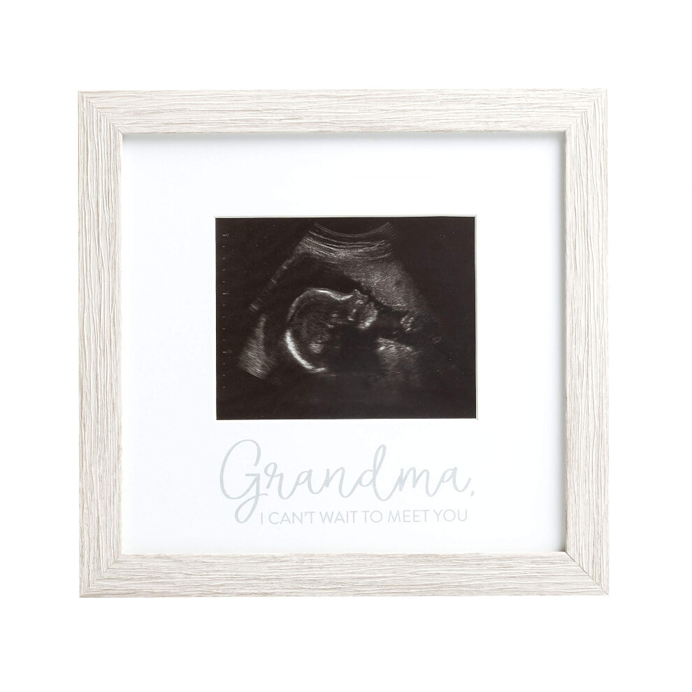 Rustic Grandma Sonogram Picture Frame Pregnancy Announcement Ultrasound Baby Photo Frame Gender-Neutral Baby Keepsake Frame Tabletop Kate & Milo