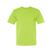 T-shirt a maniche corte in cotone 100 prodotta negli Stati Uniti Bayside S verde lime