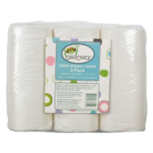 Lot de 3 doublures de couches jetables OsoCozy Facilite le lavage des couches en tissu Super douces et douces pour la peau de bb 100 feui