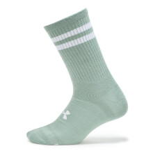 Under Armour Unisex-Adult Essential Crew Socks 6 csomag (377) Hydro Green/Hydro Green/White Medium