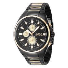 Invicta Men's Analog Quartz Watch with Stainless Steel Strap 47823 Black Modern