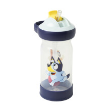 Batolec lhev na vodu The First Years Bluey Sip & See - Obsahuje plovouc kouzlo - Hrnecky pro batolata s brckem - 12 Oz - Vek 24 mescu a vce