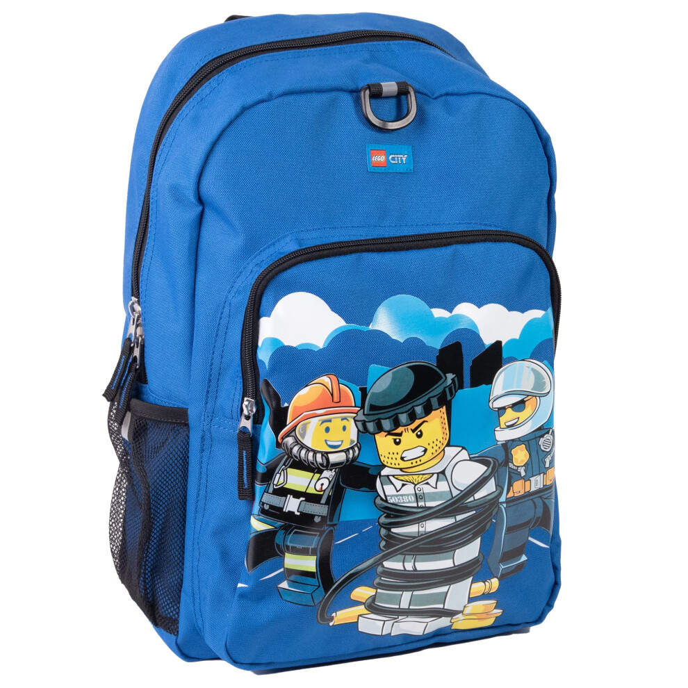 Lego City Police And Fire Heritage Classic Backpack Police And Fire