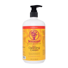 Jessicurl Haarreinigingscr?e Geen geur toegevoegd 32 Fl oz. Hydraterende shampoo voor krullend haar Sulfaatvrije shampoo voor droog haar