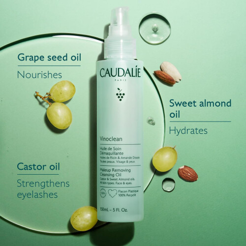 CAUDALIE Caudalie Vinoclean Έλαιο Καθαρισμού Μακιγιάζ, Αφαιρετικό Μακιγιάζ - 150 mL 2