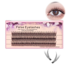 Bodermincer 120db 8mm/10mm/12mm/14mm/16mm Fish Tail Design 0,1 C Curl 3D Egyedi Mink muszempilla hosszabbt puha fekete muszempilla (10mm)