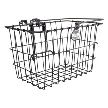 Wald 3133 Panier de vlo avant dgagement rapide avec pince boulon (14,5 x 9,5 x 9 noir)