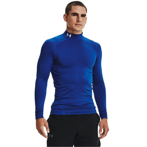 Under Armour Under Armour Herr ColdGear Armor Compression Mock Royal (400)/Vit X-Large 1