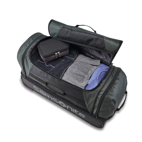 Samsonite Samsonite Andante 2 Τσάντα Ρολάν με 2 Ρόδες, Riverrock/Μαύρο, 22-Inch 2