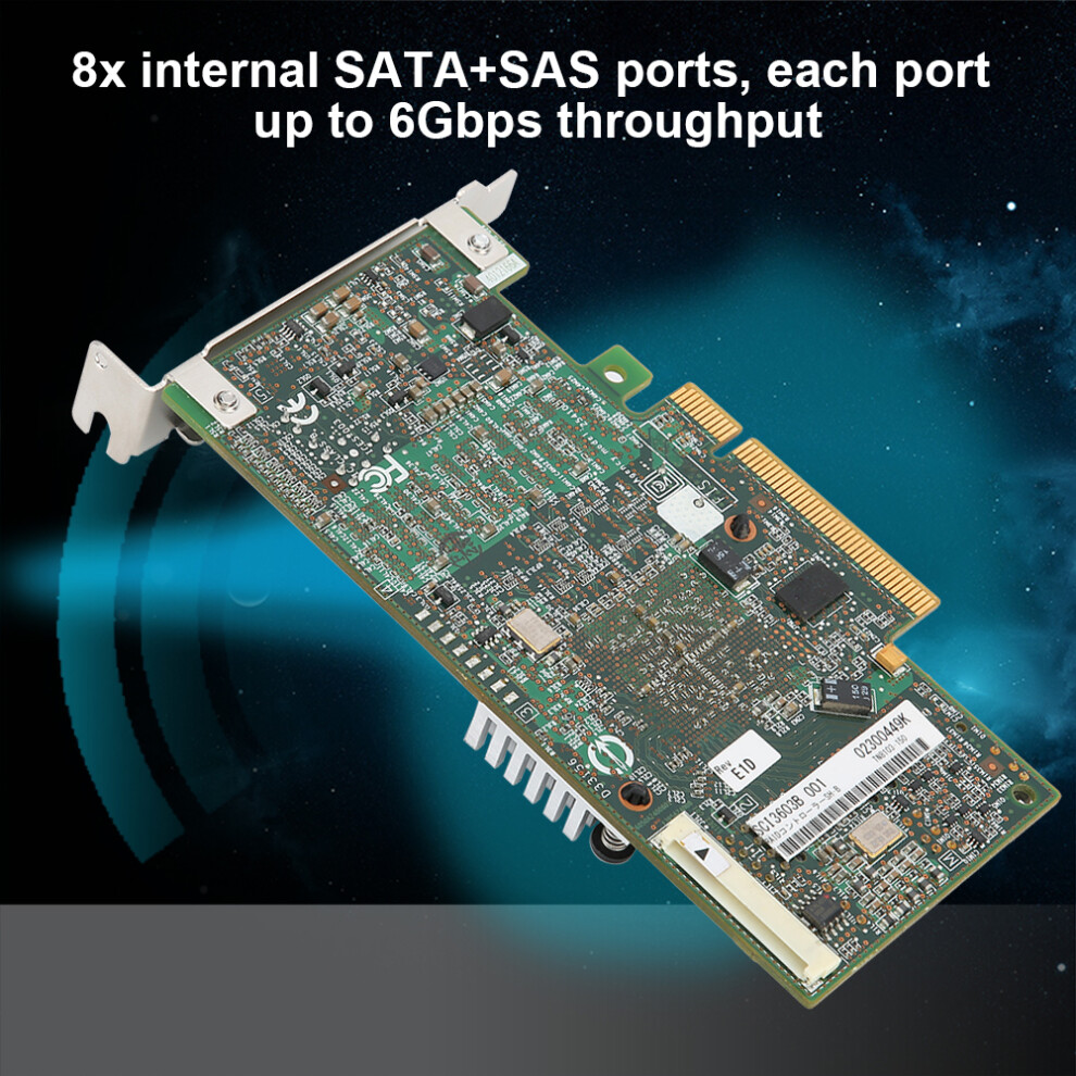 Lsi 9267-8I 2208 6Gb/S 512Mb Pcie Raid Card 8 Ports 8451362447439