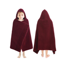 ORIGINAL B?RN Badeh?ndkl?de med h?tte - 100 % bomuld Jacquard Velour Stor overdimensioneret h?tte B?rneh?ndkl?de - Toddler Brusebad Pool Strand -