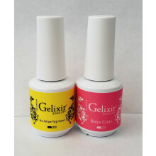 GELIXIR - Base gel Soak Off e top coat senza pulitura - 0,5 Oz / 15 ml