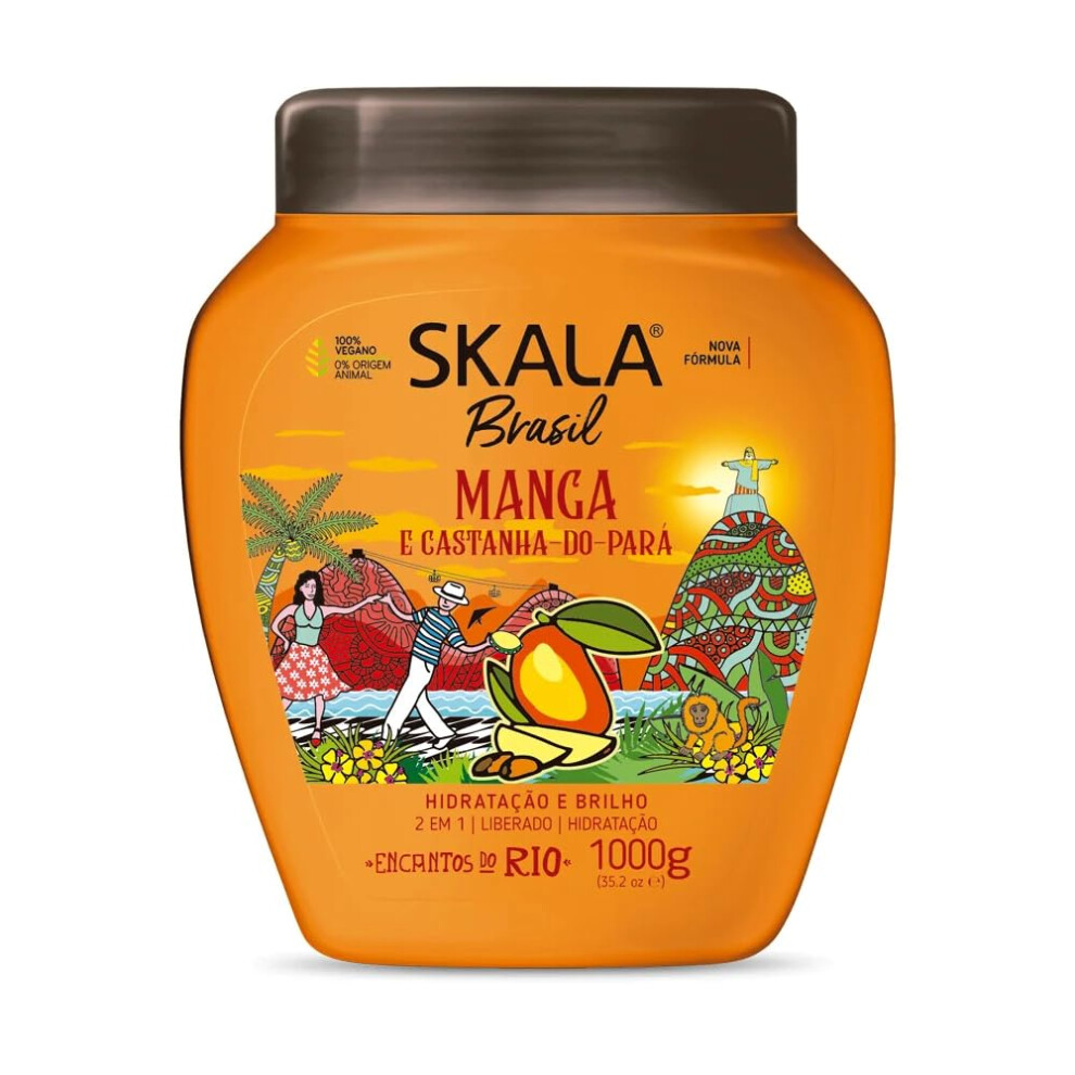 Skala Máscara Capilar Manga E Castanha Do Pará - 1000Ml