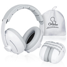 Cuffie antirumore 2 in 1 per bambini Cuffie con cancellazione del rumore per bambini fino a 48 mesi Protezione per le orecchie regolabile per bam