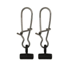 (Black) Fishing Line Sinker Slide With Duo-lock Snap High-strength