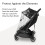 UPPAbaby UPPAbaby Minu Duo Rain Shield - Waterproof and Windproof Coverage - Ventilated Design - Quick Attachment - Easy Access to Children 2